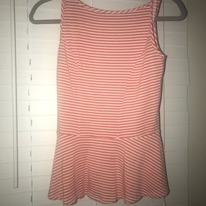 Tart peplum stripe blouse